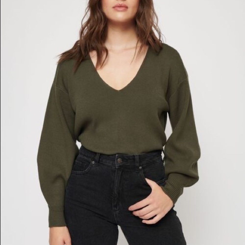 Dynamite Luca V neck Sweater